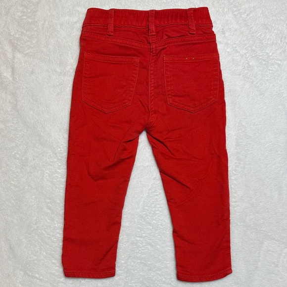 EUC Crewcuts red stretch Jeans size 2 - Picture 2 of 4